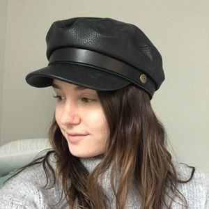 Leather cap